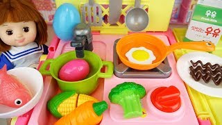 Baby doll kitchen cart food cooking toys baby Doli