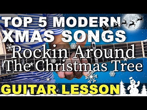 Learn | TOP 5 | Modern Christmas Songs | Rockin Around The Christmas Tree + TAB