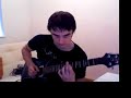 Me Playing Steve Vai's Sisters. On a lovely turquoise PRS.