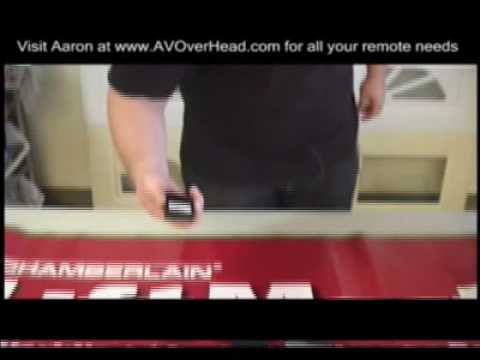 how to garage door remote