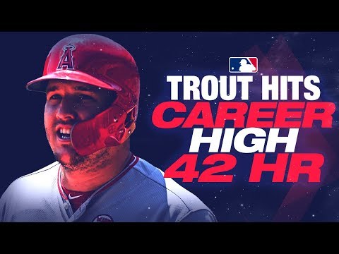 Video: Trout's career-high 42nd HR