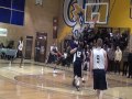Dalhousie Commit Kashrell Lawrence (6'2 W/ REDA) drives the lane for one-hand hammer at the battle of the boards!