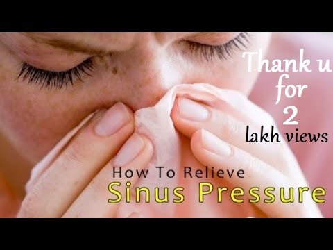 how to relieve pressure behind eyes