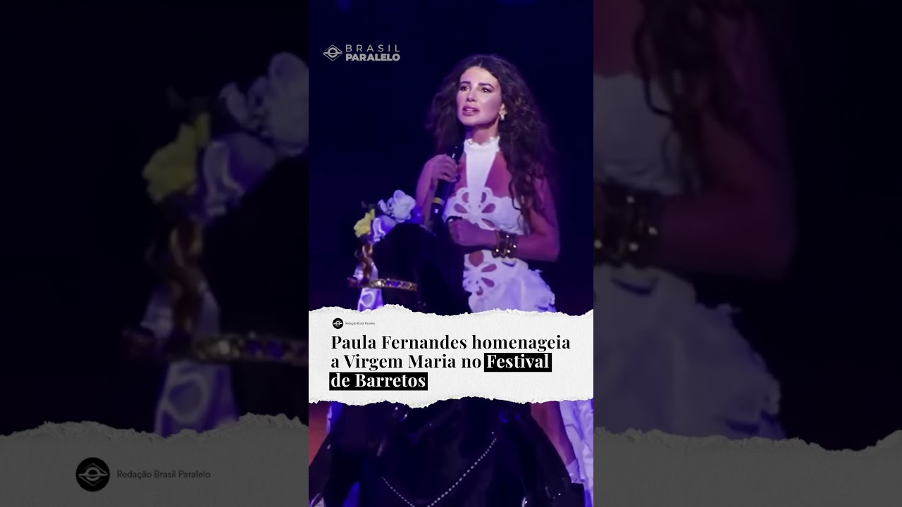 Paula Fernandes homenageia a Virgem Maria no Festival de Barretos