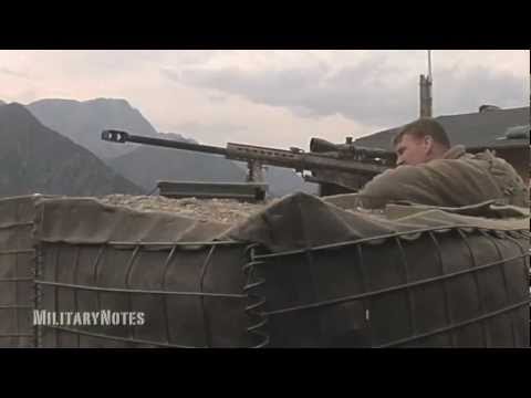barrett - More videos at http://youtube.com/user/MilitaryNotes) U.S. Sniper creating as much standoff distance as possible with the Barrett M107 SASR Sniper Rifle loa...