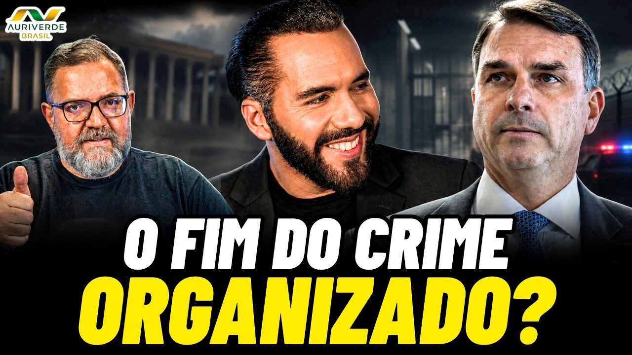 Eduardo revela plano de Flávio inspirado em Bukele para enfrentar PCC e Comando Vermelho!