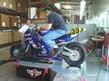 Yamaha R6 with Two Brother Exhaust on the TBR Dyno