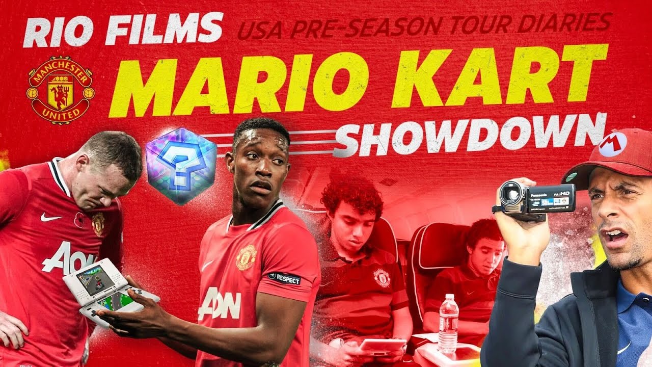 Rio Films The Best Mario Kart Player At Manchester United | Pre-Season Diaries 2011