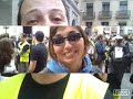 manifestacion en bcn por los derechos de  los patinadores 