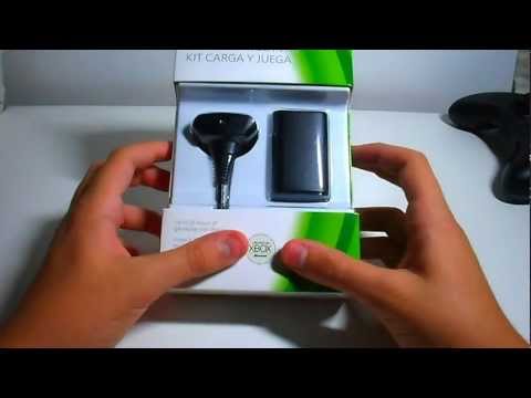 unboxing - bateria e carregador para controle do XBOX360