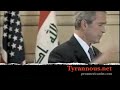 Bush dodges a shoe Bush dodges a shoe