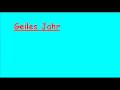 Sascha S. Geiles Jahr Official Music Video and Lyrics