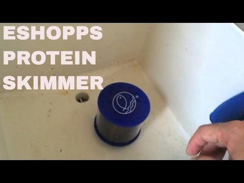how to adjust eshopps protein skimmer