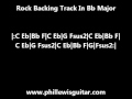 Rock Backing Track In Bb Major