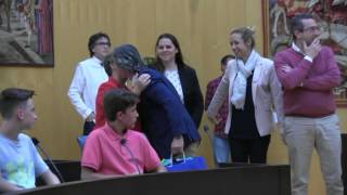 Video reportaje y fotos de la entrega de equipaciones a la Selección Local Infantil