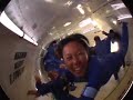 Freefallin on the NASA astronaut trainer plane.