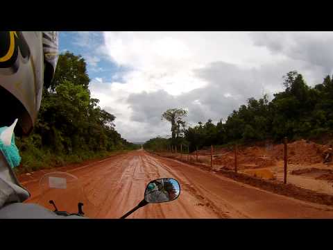 50 km de barro de moto na estrada de Barra Grande