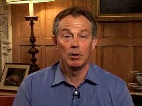 Tony Blair parle francais- Blair 's ...