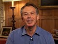 Tony Blair parle francais- Blair 's good french  accent
