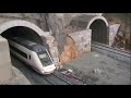 TRENES EN LOS TUNELES DE VIO (A CORUÑA)