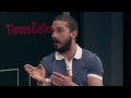 robert redford and shia labeouf talk with new york times media columnist david carr -- www.timestalks.com. robert redford, oscar-winning director and sundanc...
