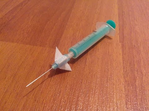 Как сделать дротик шприц