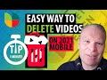 how to delete a video from youtube