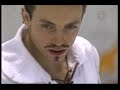 nagano, japan - 1998 winter games, figure skating, men's free skate - philippe candeloro of france chose the right time to skate the performance of his life,...