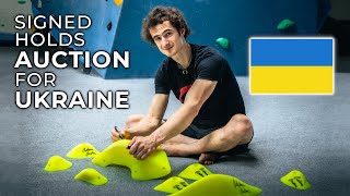 Online Auction of Climbing Holds Signed by Adam Ondra for Ukraine with the Memory of Nations by Adam Ondra