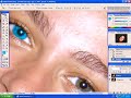 Video aula tutorial - Troca de cor dos olhos (Photoshop)