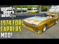 1974 Ford Capri RS для GTA 5 видео 3