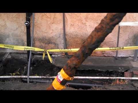 how to drain natural gas line