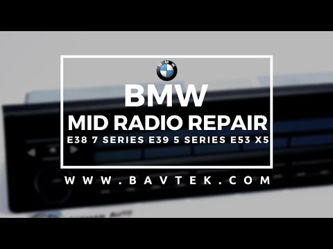 BMW MID Repair Service Pixel Fix OBC Radio E38 E39 E53 X5 DIY