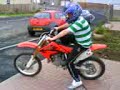 FALL ON MOTOCROSS BIKE