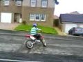 FALL ON MOTOCROSS BIKE