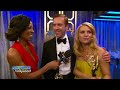 damian lewis and claire danes talk homeland season 2 at the 64th annual primetime emmy awards on september 23, 2012.