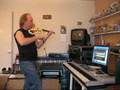 HGV Driver playing violin