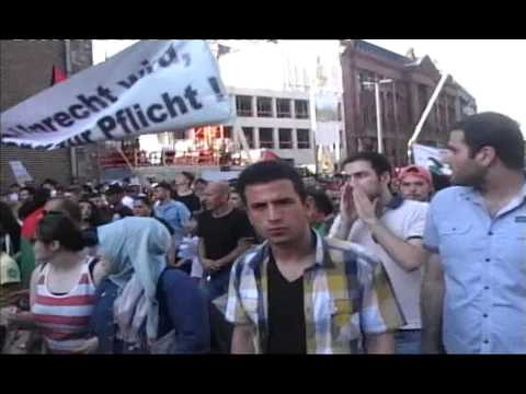 Bremen 2014: 23.7.2014 Bremen Demonstration Palstina Gaza Demo Gegen Israel Ganzes Video
