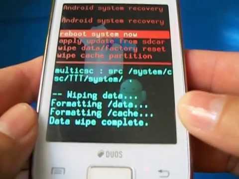 how to recover galaxy y duos