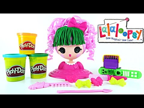 Play Doh Color Changing Lalaloopsy Girls Styling Head Jewel Sparkles | Colorful Mega Fun Factory
