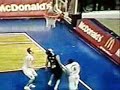 Basketball player misses a dunk!!! :D Ibrahim Kutluay