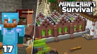 Let's Play Minecraft Survival : Steampunk Sugar Cane Farm And MENDING