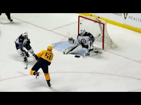 Video: Predators score two short-handed on same penalty against Jets