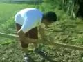 Tirando piedras y ladrillos