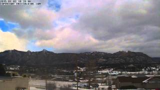 2015-01-03 - Estes Park Lumpy Ridge Time-Lapse
