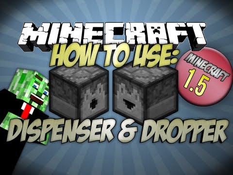 how to make a dispenser i minecraft