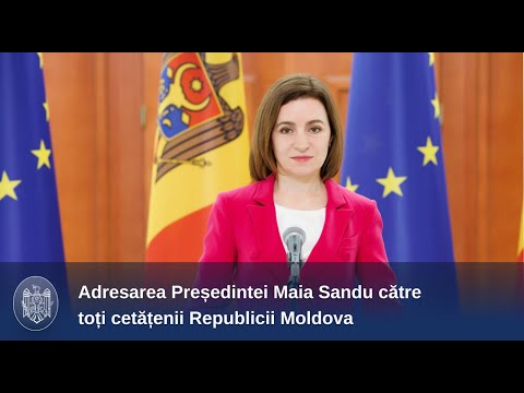 President Maia Sandu's message to citizens on the convening of the European Moldova National Assembly on May 21