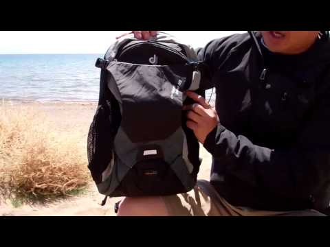 Видео о Велосипедный рюкзак Deuter CROSS BIKE 18 3333 coolblue-midnight