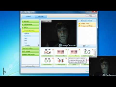 how to do camera effects on skype