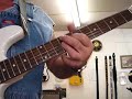 Blues Guitar close up lesson